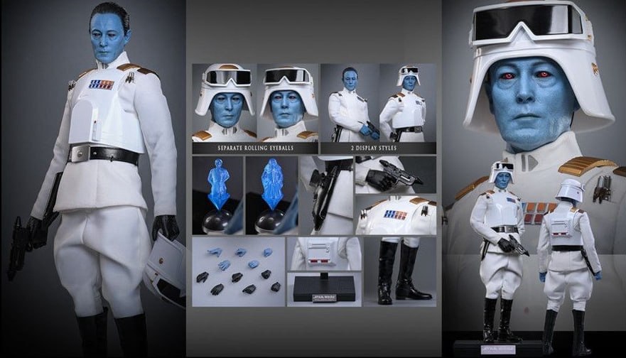 READY🔥Hot Toys TMS169 Star Wars: Rebels™ Grand Admiral Thrawn (Imperial Armor) [Hot Toys Exclusive] 1/6th scale Collectible Figure