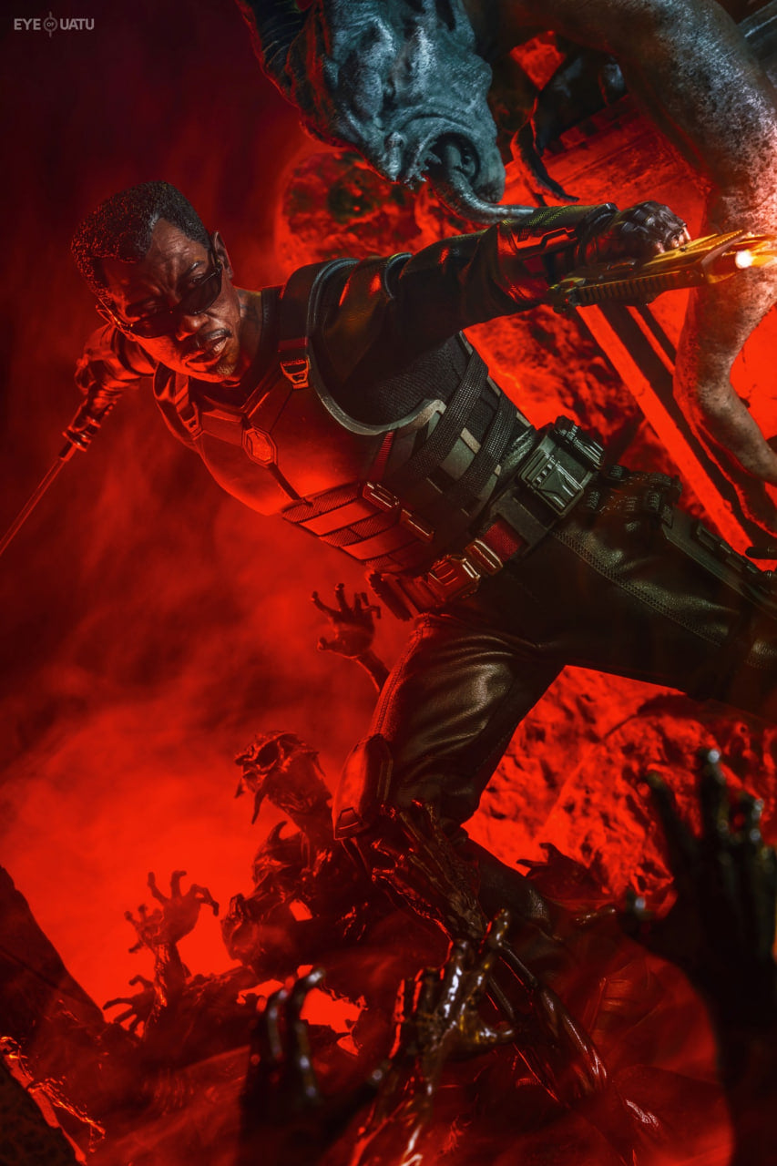 READY🔥Hot Toys MMS791B Deadpool & Wolverine 1/6th Scale Blade Collectible Figure (First Edition)