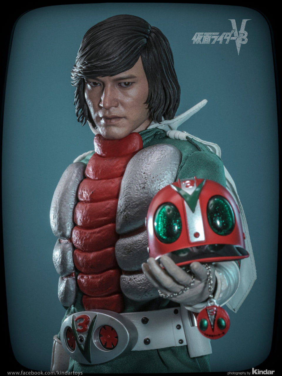🔥Hot Toys TMS162B Kamen Rider V3 - 1:6 Kamen Rider V3
