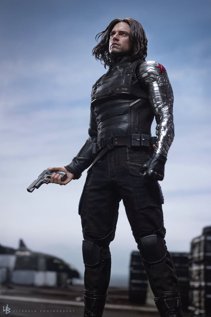 READY🔥Hot Toys MMS790AEB Captain America: The Winter Soldier 1/6 Winter Soldier (Artisan Edition) (Special Edition)