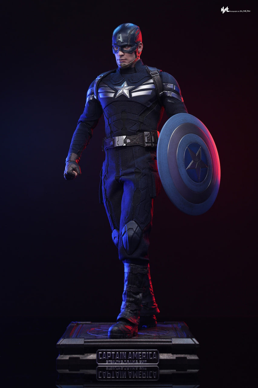 READY🔥Hot Toys MMS783 Captain America: The Winter Soldier 1/6th scale Captain America (Stealth S.T.R.I.K.E. Suit) 2.0 Collectible Figure