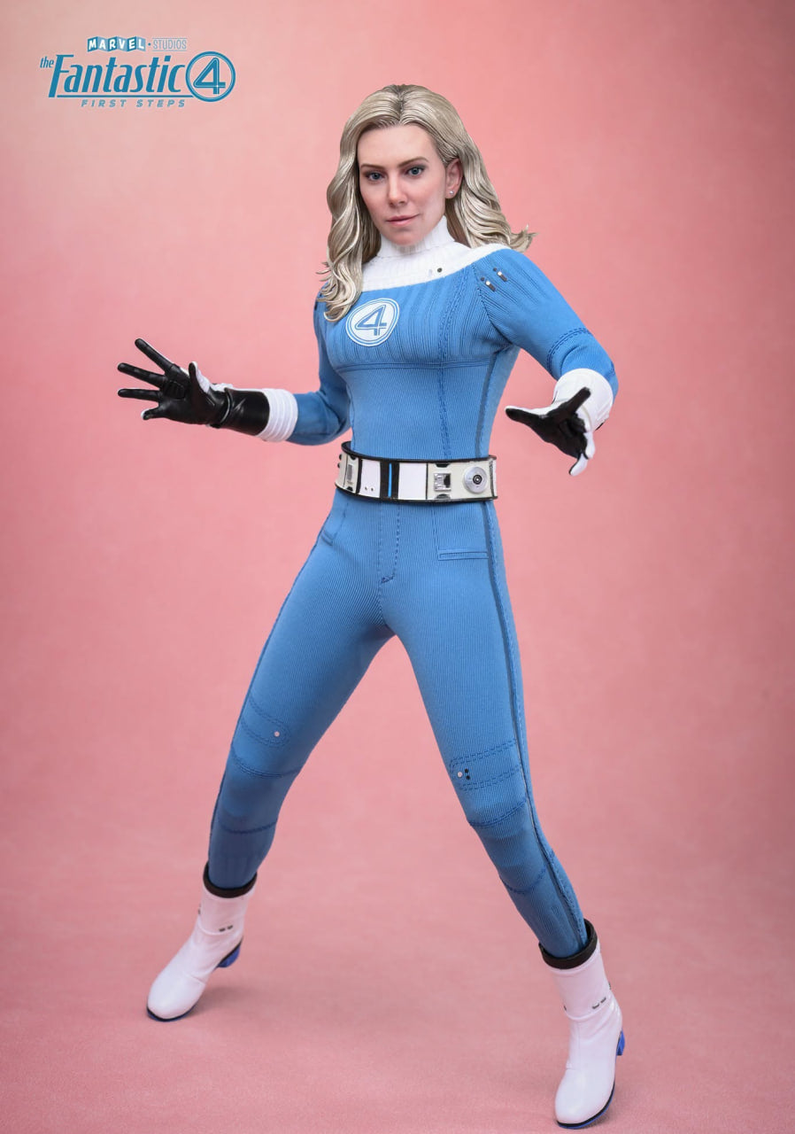 READY🔥Hot Toys MMS824B The Fantastic Four: First Steps 1/6 Invisible Woman and H.E.R.B.I.E. Collectible Set Special Edition