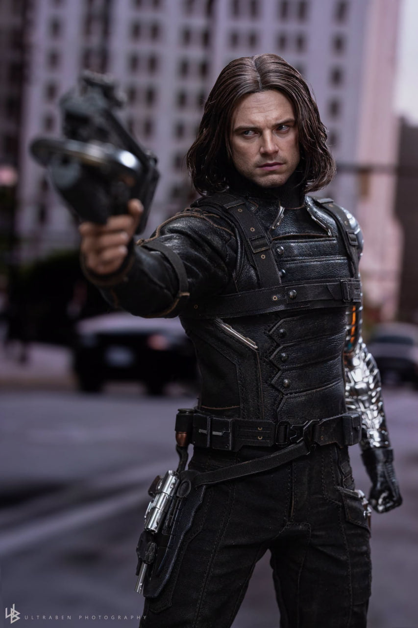READY🔥Hot Toys MMS790AEB Captain America: The Winter Soldier 1/6 Winter Soldier (Artisan Edition) (Special Edition)