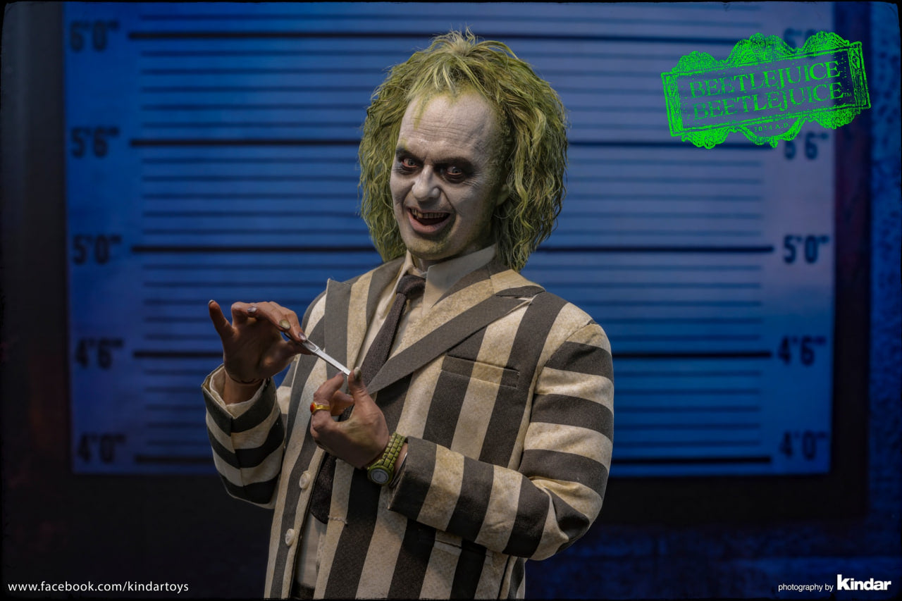 READY🔥Hot Toys MMS767 Beetlejuice 1/6th scale Beetlejuice Collectible Figure