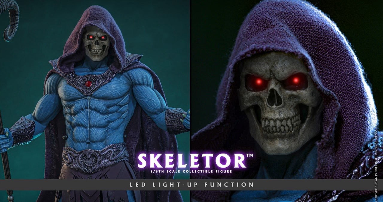 Preorder🔥Hot Toys MMS889 Masters of the Universe Skeletor 1/6th scale Collectible Figure