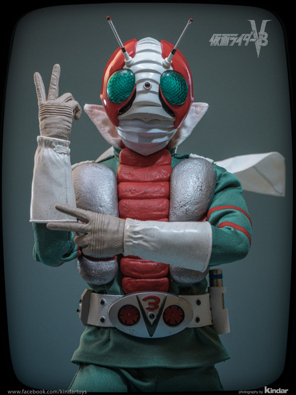 🔥Hot Toys TMS162B Kamen Rider V3 - 1:6 Kamen Rider V3