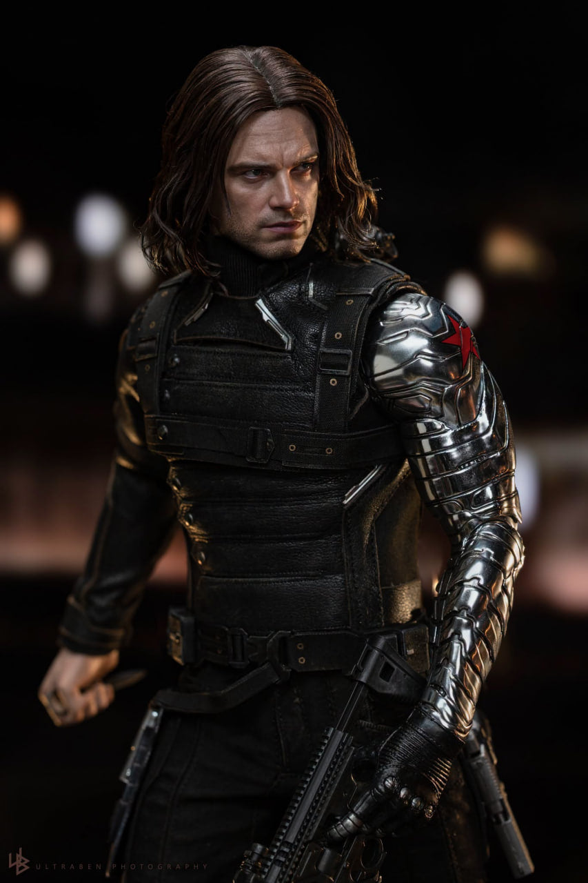 READY🔥Hot Toys MMS790AEB Captain America: The Winter Soldier 1/6 Winter Soldier (Artisan Edition) (Special Edition)