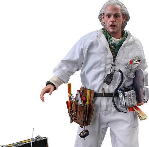 Hot Toys🔥MMS610 BACK TO THE FUTURE 1/6 DOC BROWN (DELUXE VERSION)