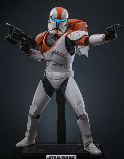 Pre-Owned🔥Hot Toys TMS151 Star Wars: The Clone Wars™ Clone Commando Boss 1/6th scale Collectible Figure