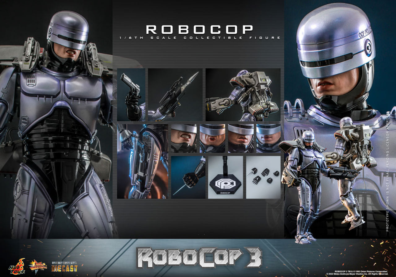 🔥Hot Toys MMS669D49 RoboCop 3 1/6 RoboCop