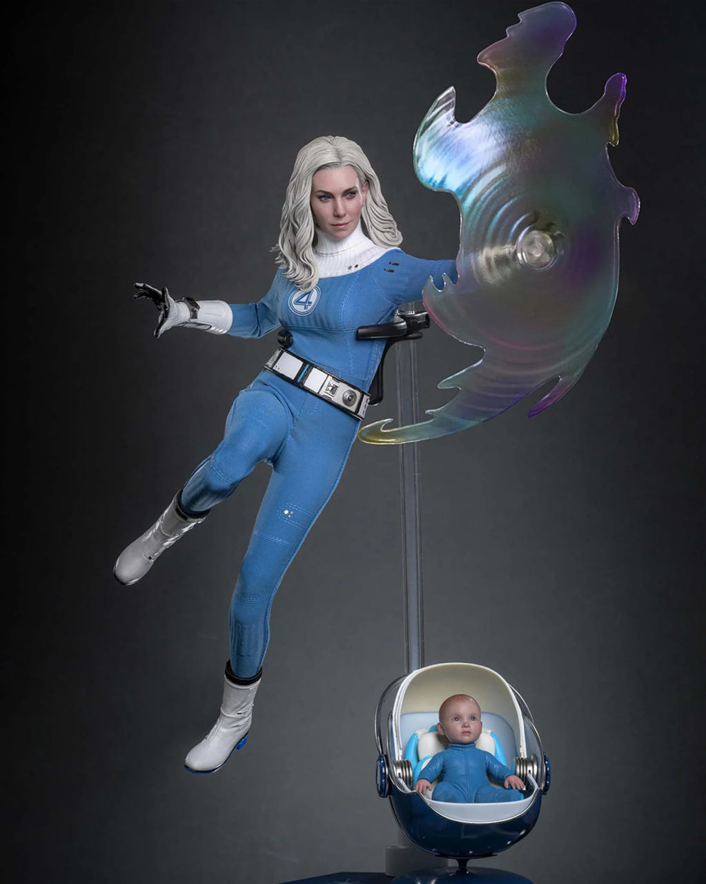 Preorder🔥Hot Toys MMS824B The Fantastic Four: First Steps 1/6th scale Invisible Woman and H.E.R.B.I.E. Collectible Set Special Edition