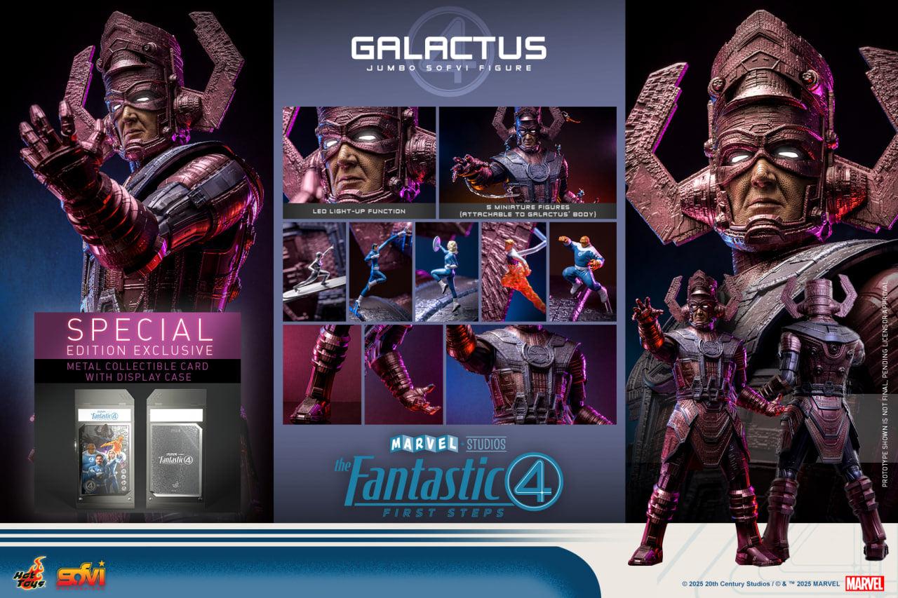 Preorder🔥Hot Toys SMS001JB The Fantastic Four: First Steps Galactus Jumbo Sofvi Figure Special Edition