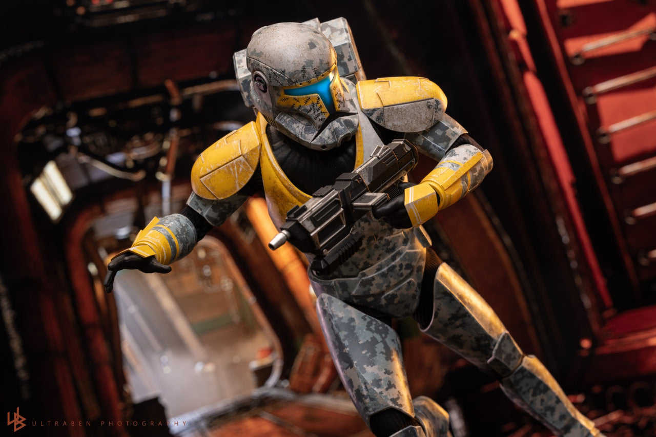 READY🔥Hot Toys TMS155 Star Wars The Clone Wars Clone Commando Gregor [Hot Toys Exclusive] 1/6th scale Collectible Figure