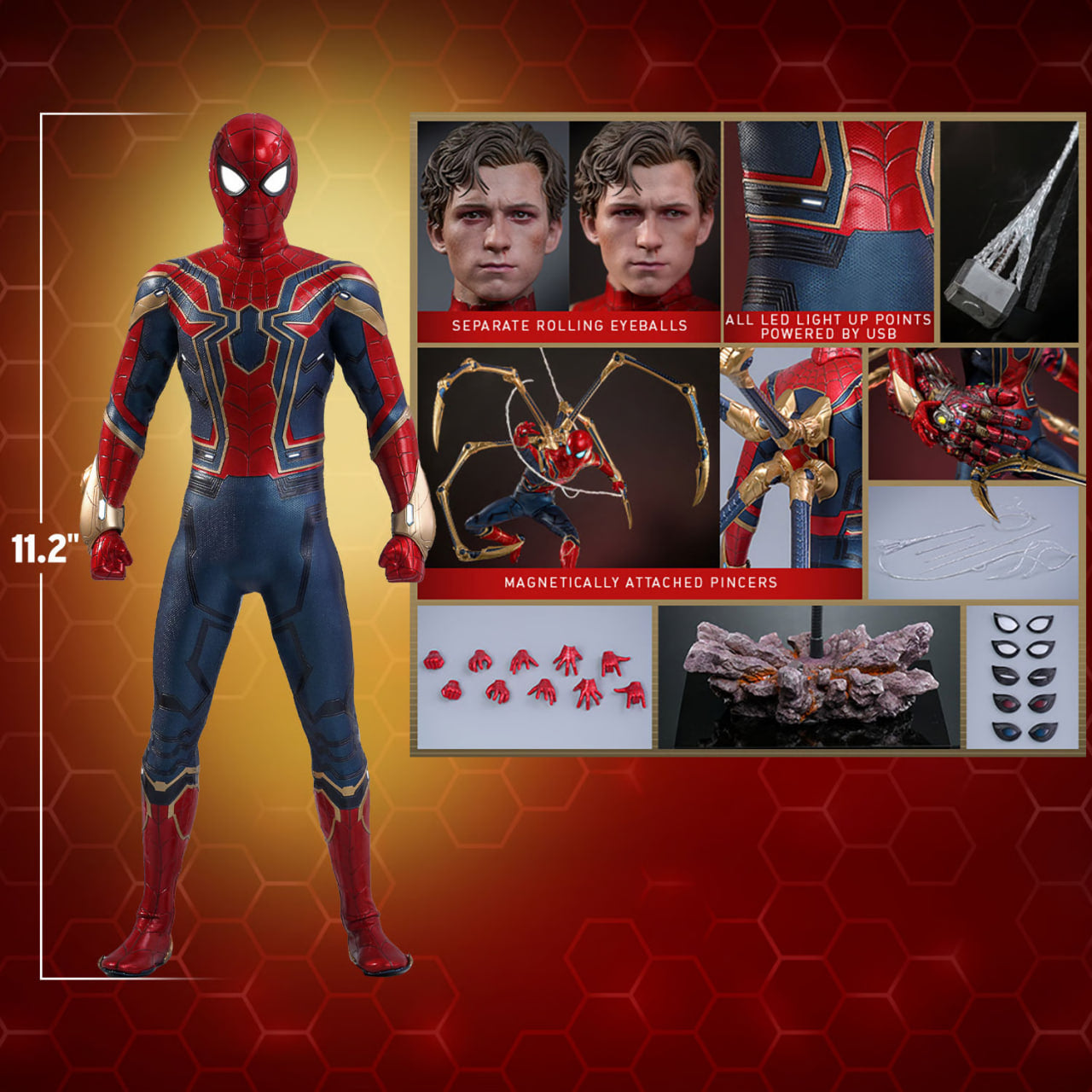 Preorder🔥Hot Toys MMS761 Avengers: Endgame Iron Spider 1/6th scale Collectible Figure