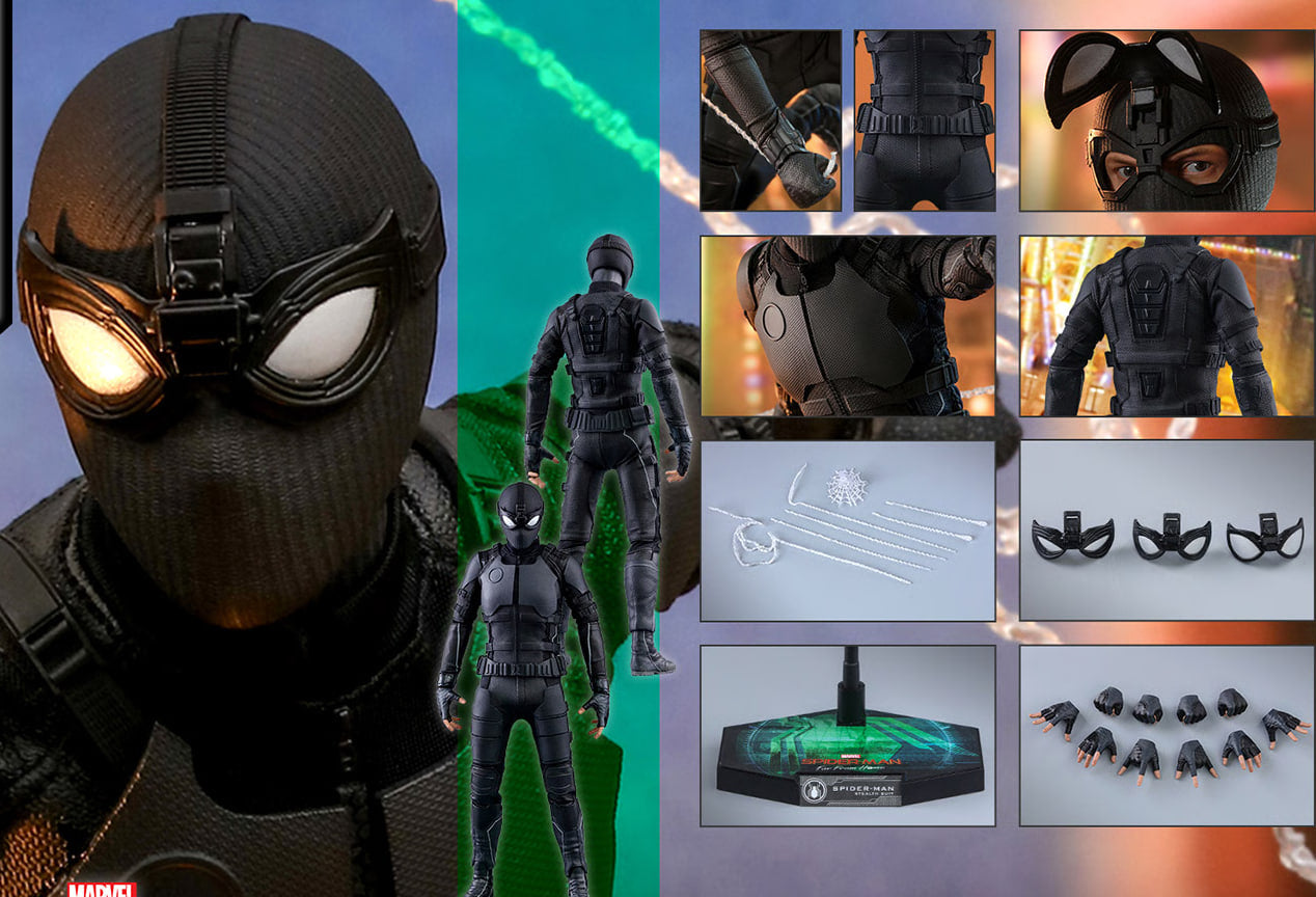 🔥Hot Toys MMS540 SPIDER-MAN: FAR FROM HOME 1/6 SPIDER-MAN (STEALTH SUIT)
