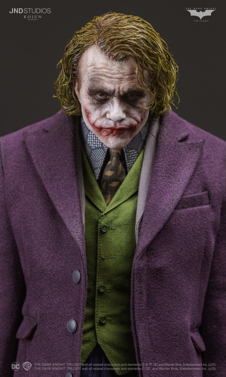 READY🔥JND Studios The Dark Knight - Joker (Type A) 1/6 Scale Hyperreal Figure - Kojun Works