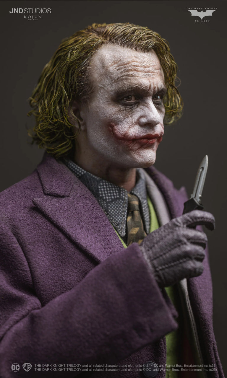 READY🔥JND Studios The Dark Knight - Joker (Type C) 1/6 Scale Hyperreal Figure - Kojun Works
