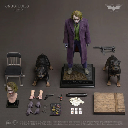READY🔥JND Studios The Dark Knight - Joker (Type B) 1/6 Scale Hyperreal Figure - Kojun Works