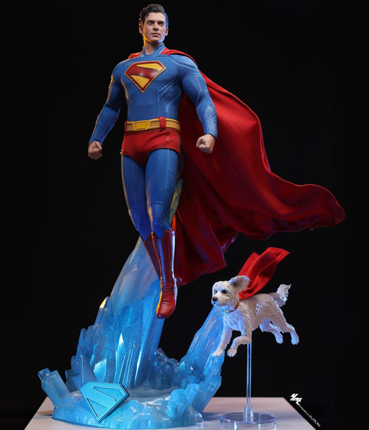 🔥Hot Toys MMS812 Superman 1/6th Scale Superman & Krypto Collectible Set