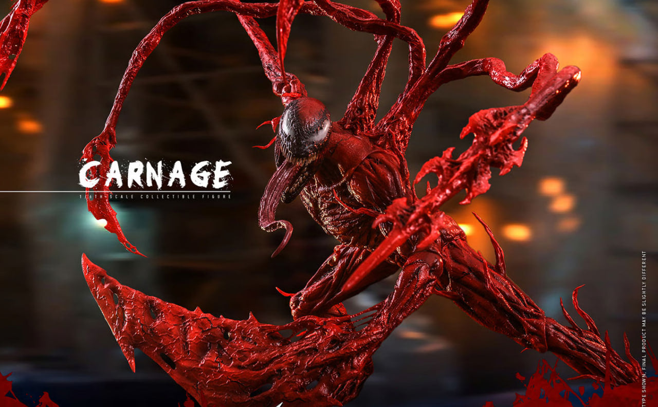 🔥Hot Toys MMS620 VENOM: LET THERE BE CARNAGE 1/6 CARNAGE Deluxe Version