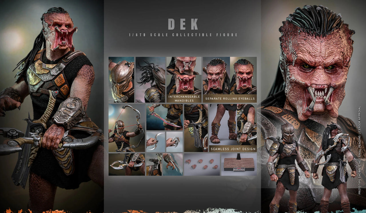 Preorder🔥Hot Toys MMS849 Predator: Badlands 1/6th scale Dek Collectible Figure