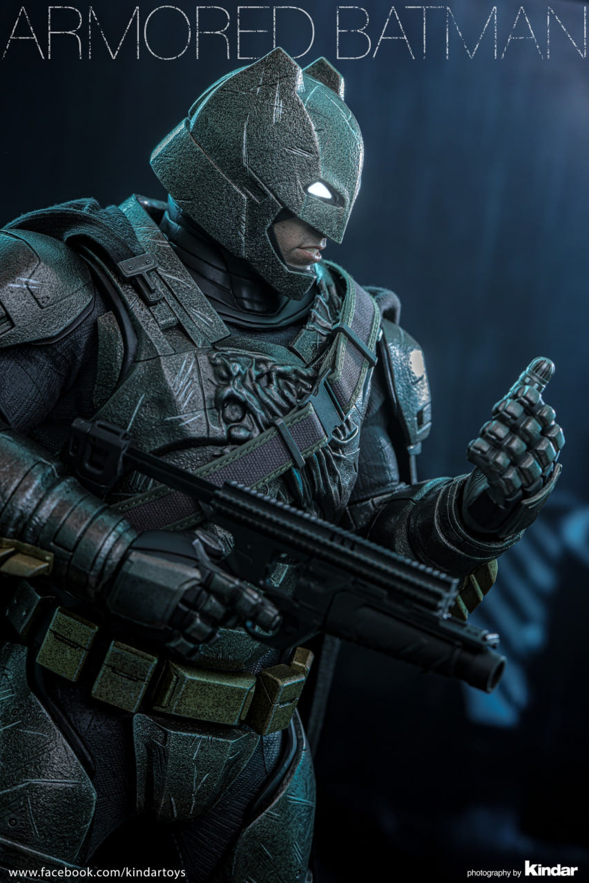 READY🔥Hot Toys MMS742D62 Batman v Superman: Dawn of Justice 1/6 Armored Batman 2.0
