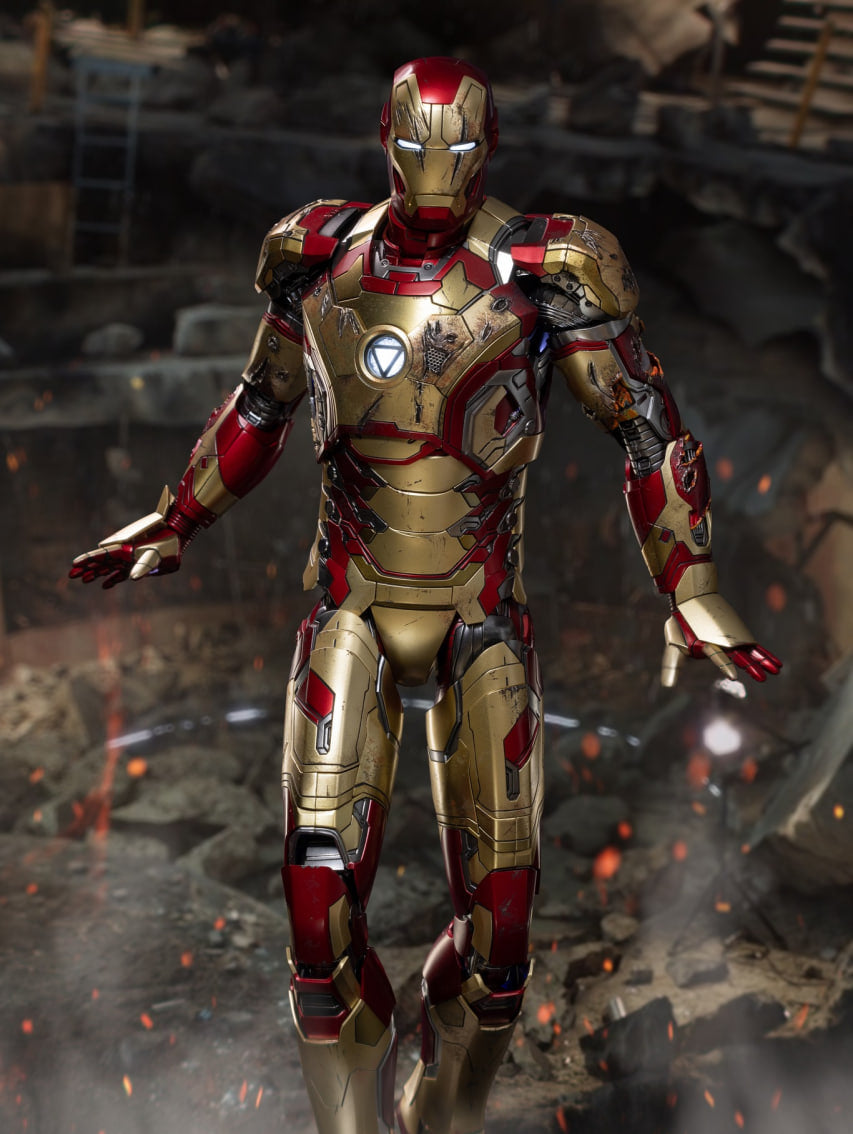 READY🔥Hot Toys MMS758D65b Iron Man 3 Iron Man Mark XLII (2.0) 1/6th scale Collectible Figure
