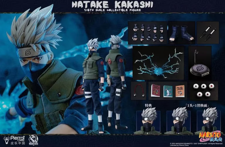 READY🔥Rocket Toys ROC004 Naruto: Shippuden Kakashi Hatake 1/6 Figure