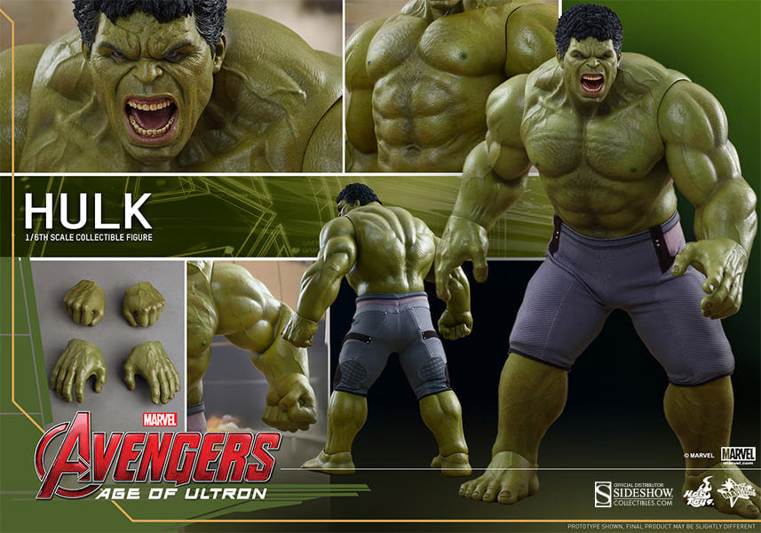 READY🔥Hot toys MMS286 Marvel Avengers Age of Ultron Hulk Regular Edition
