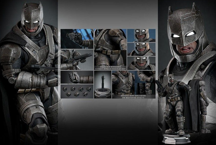 READY🔥Hot Toys MMS742D62 Batman v Superman: Dawn of Justice 1/6 Armored Batman 2.0