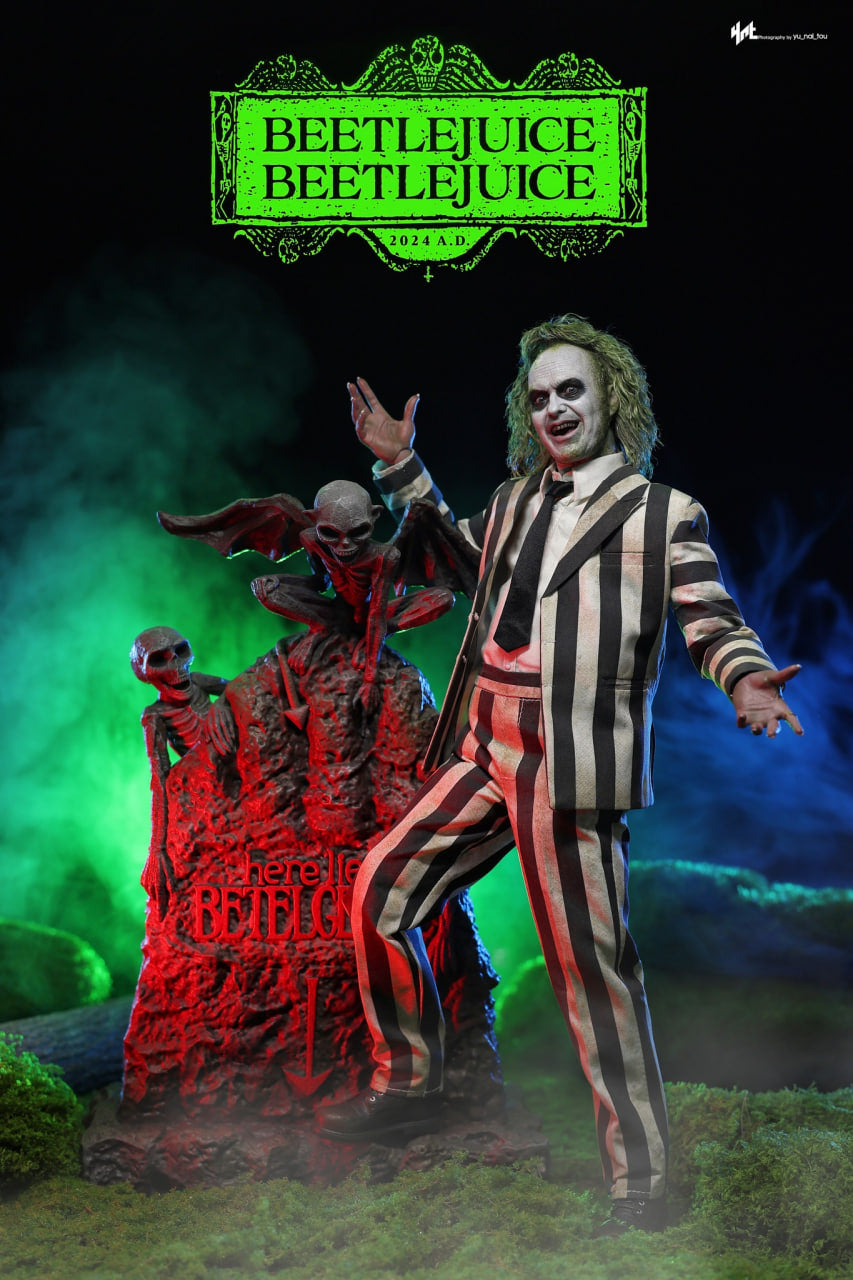 READY🔥Hot Toys MMS767 Beetlejuice 1/6th scale Beetlejuice