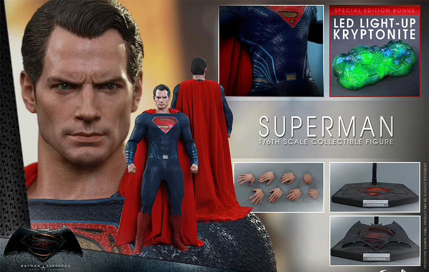 🔥Hot Toys MMS343 BATMAN V SUPERMAN: DAWN OF JUSTICE 1/6 SUPERMAN SPECIAL EDITION