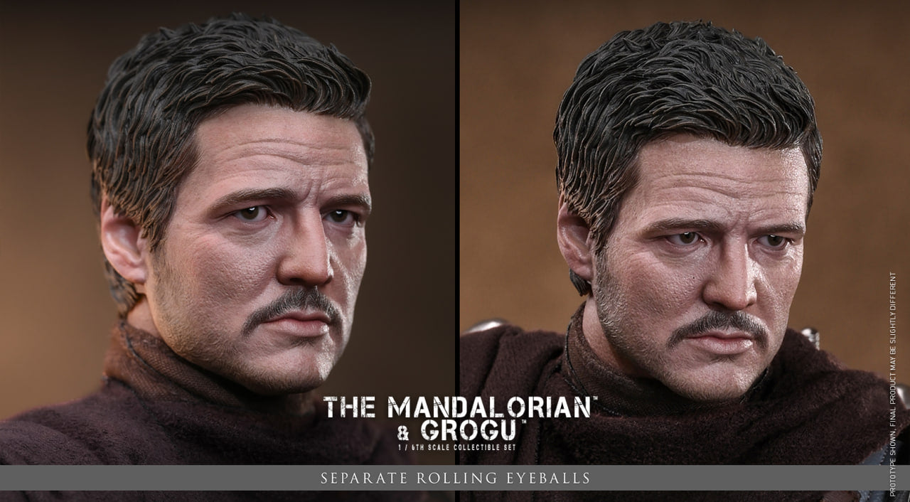 Preorder🔥Hot Toys MMS871 Star Wars: The Mandalorian & Grogu - The Mandalorian and Grogu 1/6th scale Collectible Set