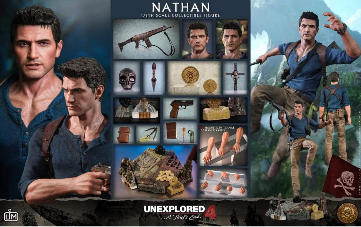 READY🔥LimToys LIM012 - Nathan Unexplored 4 1/6th Scale Collectible Figure