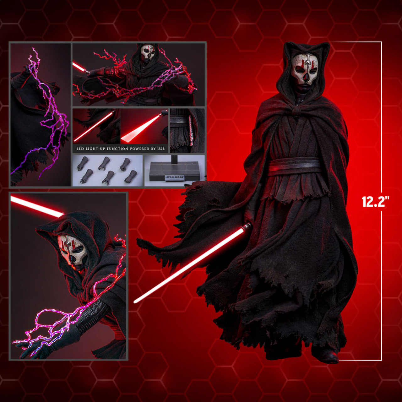 READY🔥Hot Toys VGM72 Star Wars 1/6th scale Darth Nihilus Collectible Figure