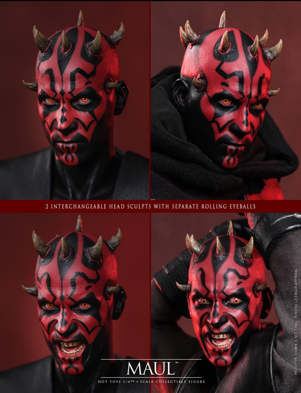 Preorder🔥Hot Toys TMS187 Star Wars: Maul - Shadow Lord - 1/6th scale Maul Collectible Figure
