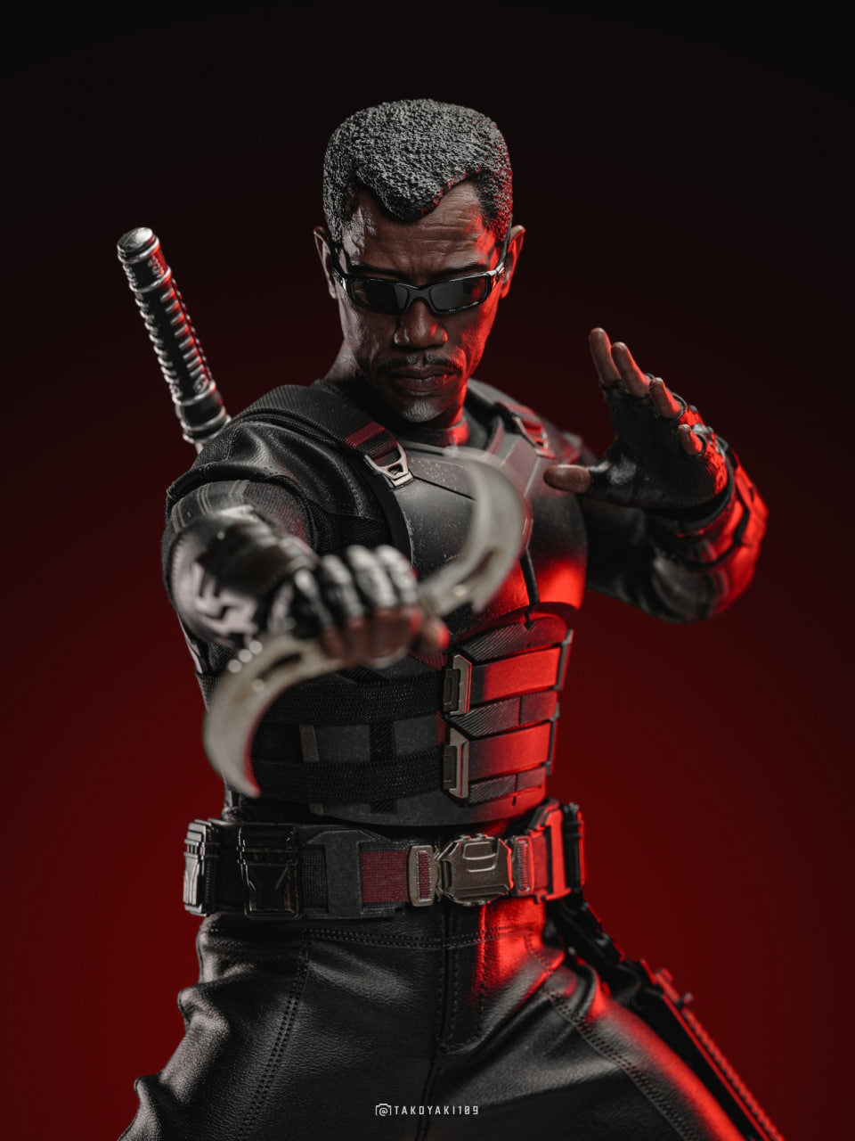 READY🔥Hot Toys MMS791B Deadpool & Wolverine 1/6th Scale Blade Collectible Figure (First Edition)
