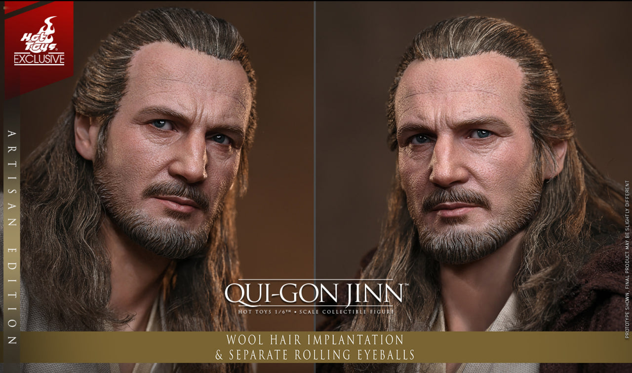 Preorder🔥Hot Toys MMS881AE Star Wars: The Phantom Menace 1/6th scale Qui-Gon Jinn (Artisan Edition) [Hot Toys Exclusive] 】