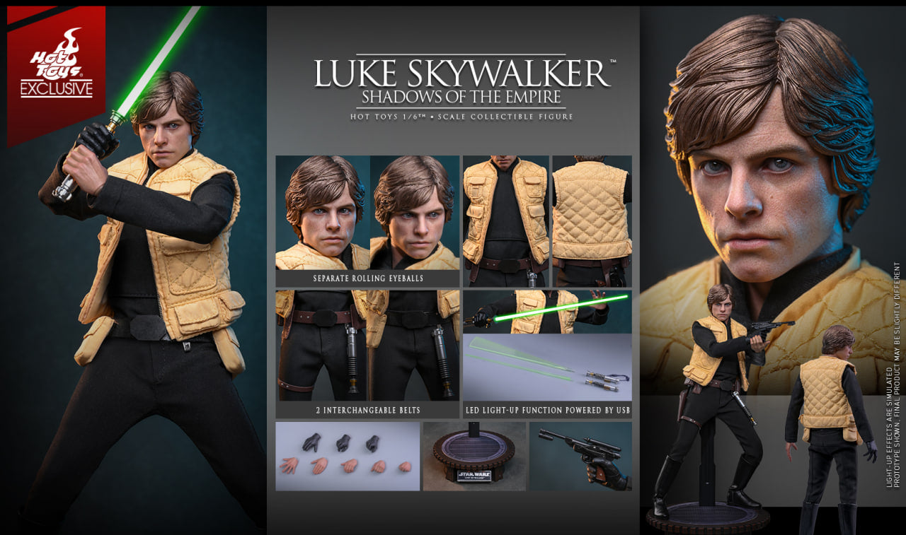 Preorder🔥Hot Toys CMS035 Star Wars - Luke Skywalker (Shadows Of The Empire) 1/6th scale Collectible Figure [Hot Toys Exclusive]
