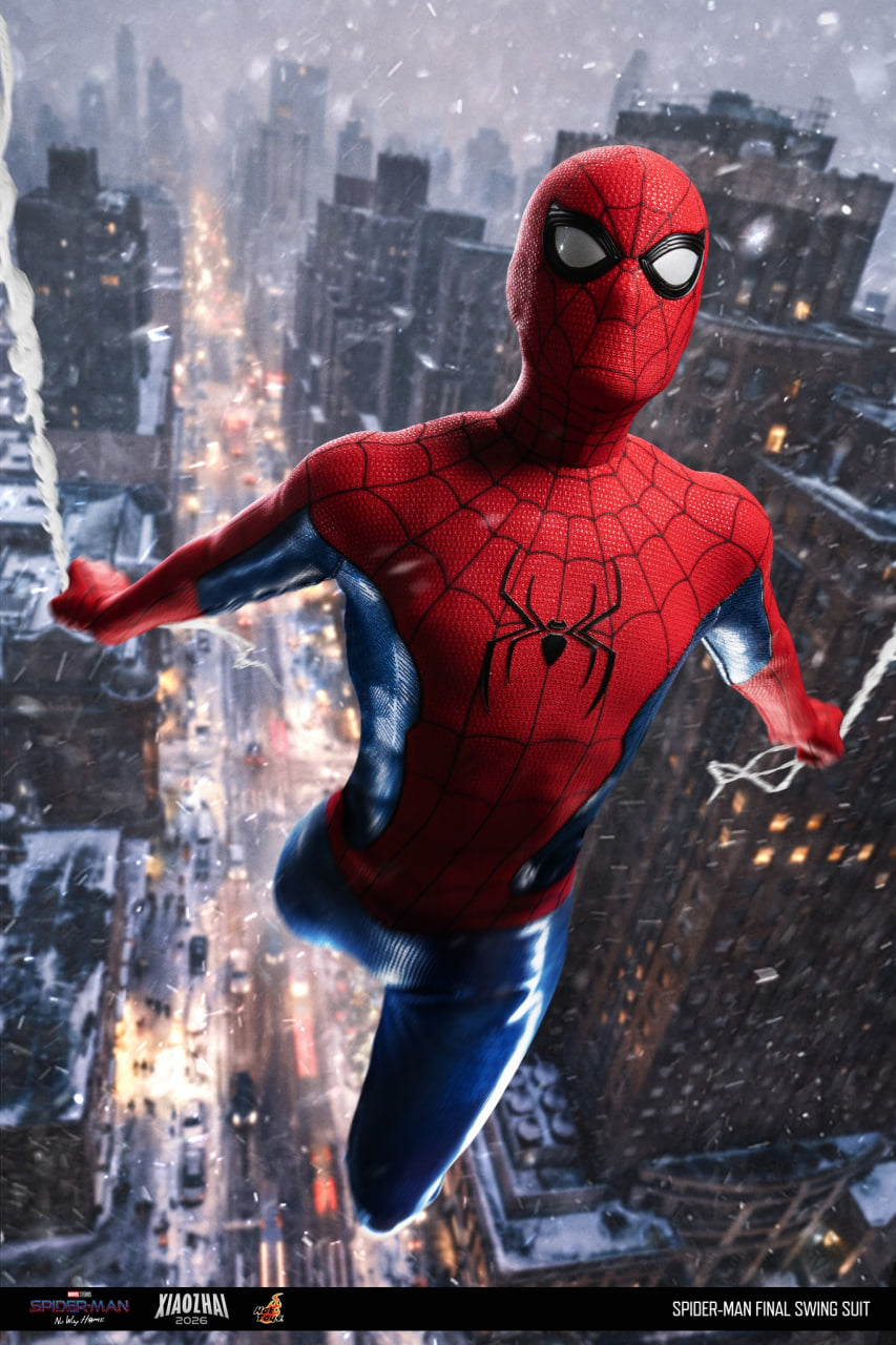READY🔥Hot Toys MMS862 Spider-Man: No Way Home - 1/6th scale Spider-Man (Final Swing Suit) Collectible Figure (Movie Promo Edition) [Hot Toys Exclusive]