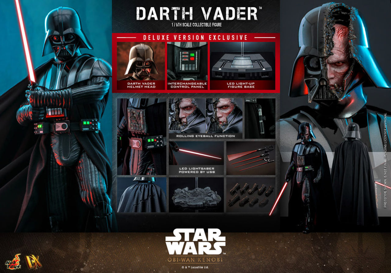 READY🔥Hot Toys DX28 Star Wars 1/6 Darth Vader (Deluxe) (Regular