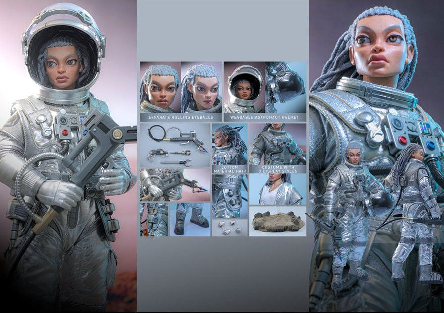 READY🔥Hot Toys AMC041 Brothersfree x Hot Toys Space Worker Baby (Brothersfree 25th Silver Galaxy Version) 1/6th scale Collectible Figure