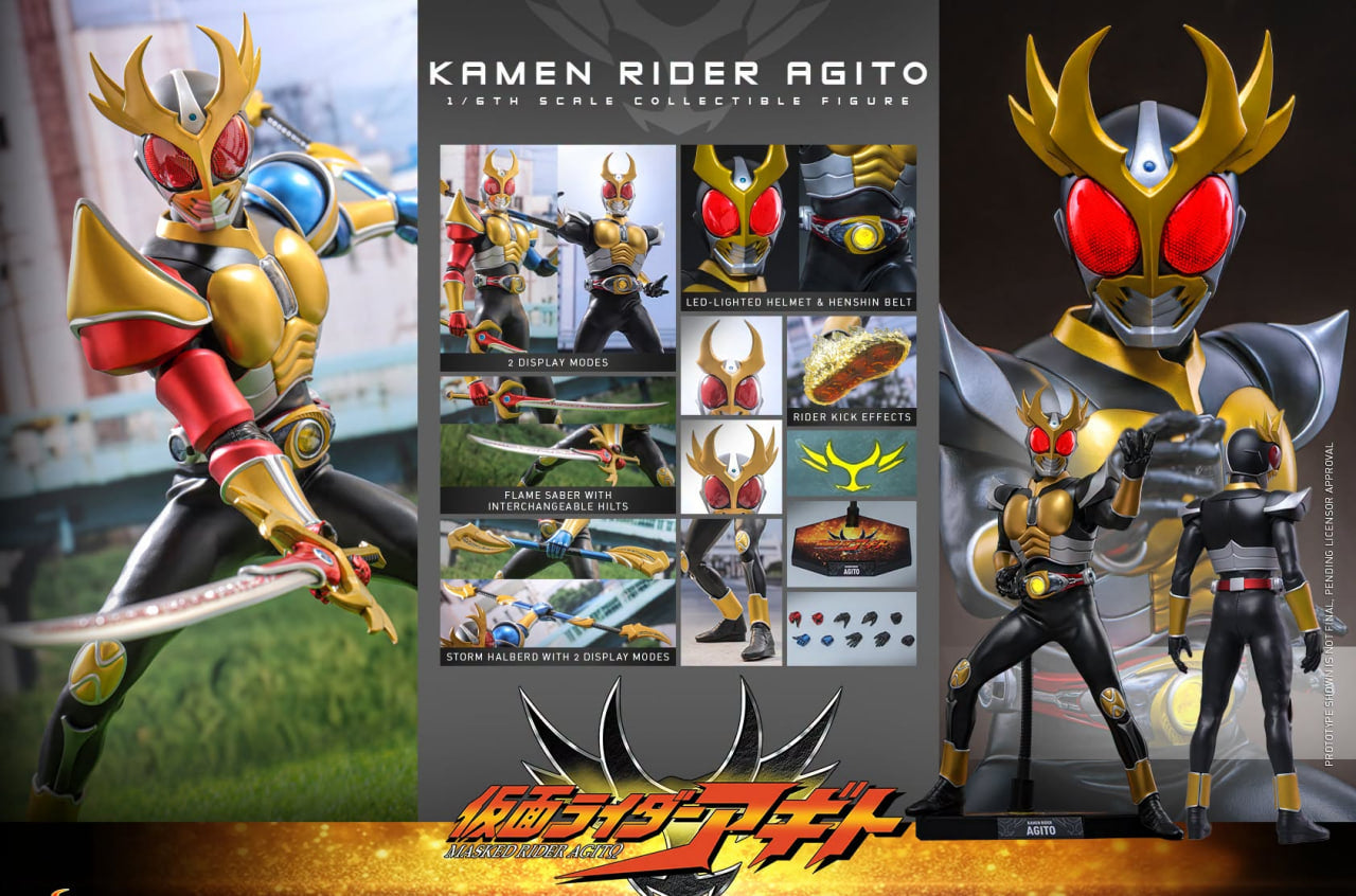 Preorder🔥Hot Toys TMS192 Kamen Rider Agito Kamen Rider Agito 1/6th scale Collectible Figure