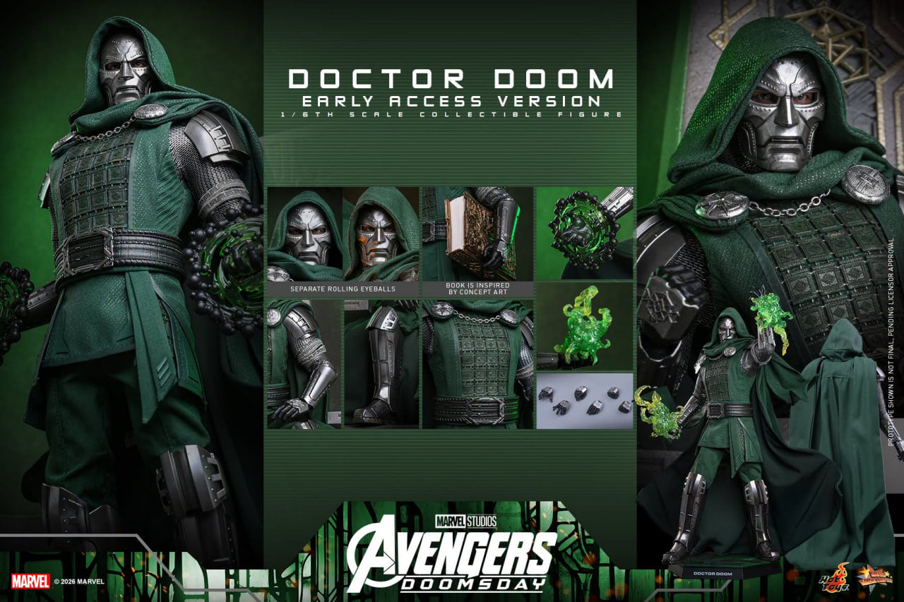 Preorder🔥Hot Toys Avengers: Doomsday - 1/6th scale Doctor Doom Collectible Figure