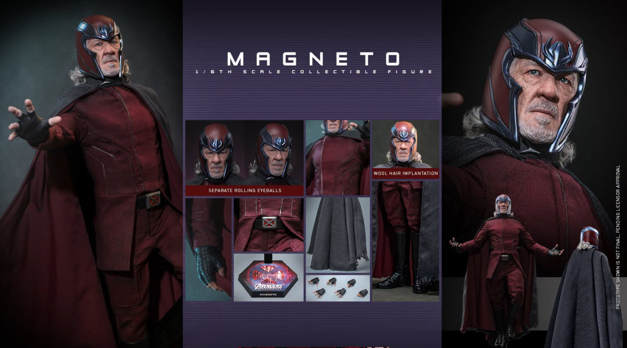 Preorder🔥Hot Toys Avengers: Doomsday - 1/6th scale Magneto Collectible Figure