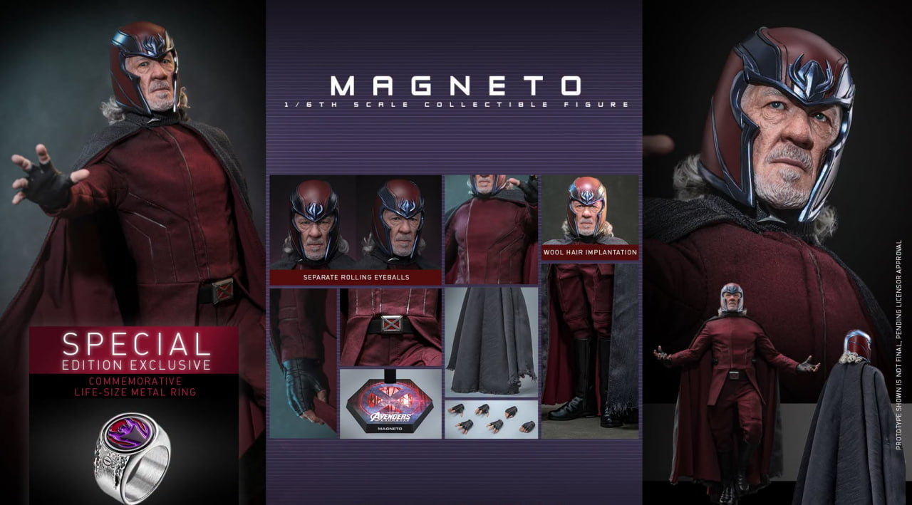 Preorder🔥Hot Toys Avengers: Doomsday - 1/6th scale Magneto (Special Edition)