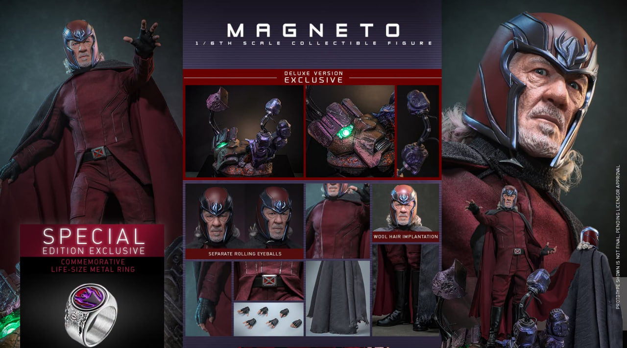 Preorder🔥Hot Toys Avengers: Doomsday - 1/6th scale Magneto (Deluxe Special)