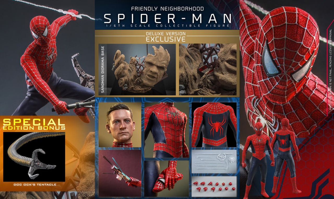 READY🔥Hot Toys MMS662B 1/6 Friendly Neighborhood Spider-Man (Deluxe) (Special)