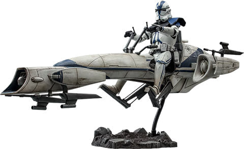 READY🔥Hot Toys TMS076 STAR WARS THE CLONE WARS 1/6 COMMANDER APPO & BARC SPEEDER
