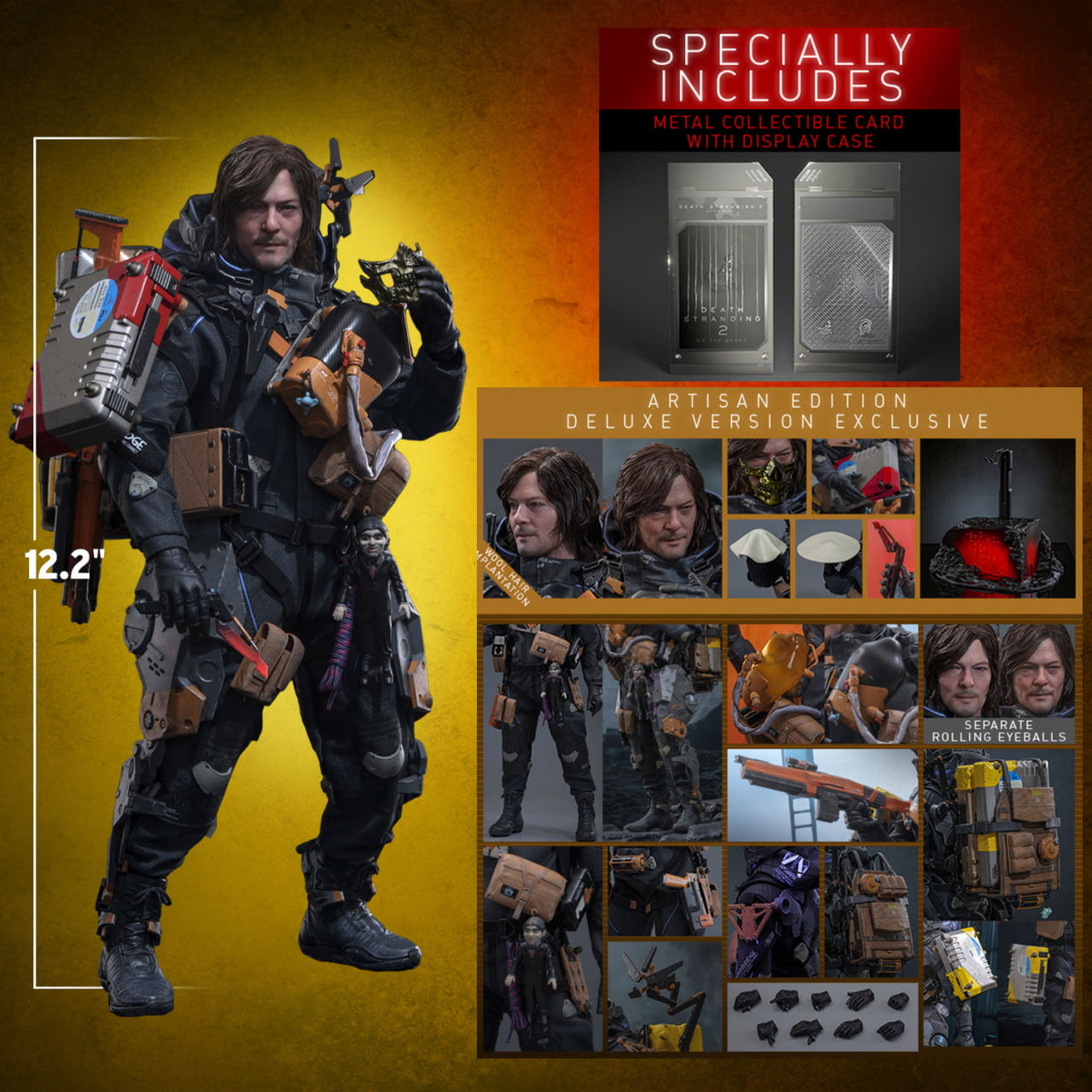 🔥 Hot Toys VGM77AE Death Stranding 2: On the Beach 1/6 Sam (Artisan Edition Deluxe Version) [Hot Toys Exclusive]